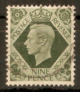 Great Britain 1937 9d Deep olive-green. SG473.
